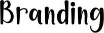 Branding Font