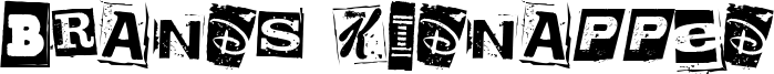 Brands Kidnapped Font