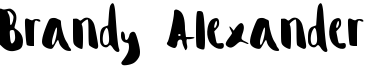 Brandy Alexander Font