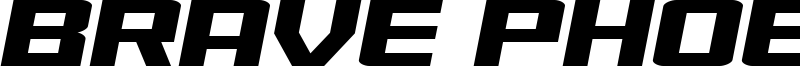 Brave Phoenix Font