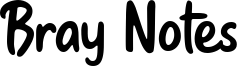 Bray Notes Font