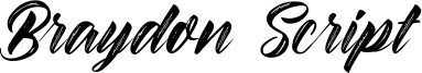 Braydon Script Font