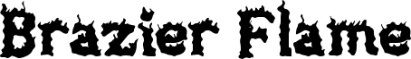 Brazier Flame Font
