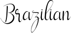 Brazilian Font