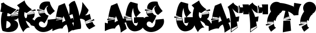 Break Age Graffiti Font