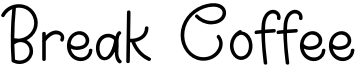 Break Coffee Font