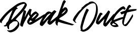 Break Dust Font