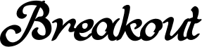Breakout Font