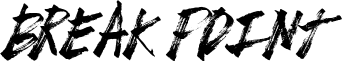 Break Point Font