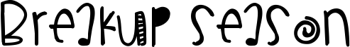 Breakup Season Font
