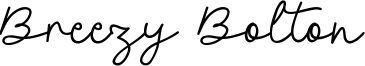 Breezy Bolton Font