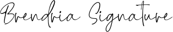 Brendria Signature Font
