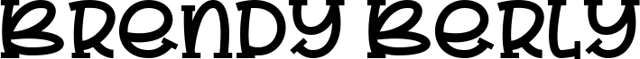 Brendy Berly Font