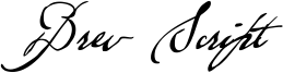 Brev Script Font