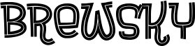 Brewsky Font
