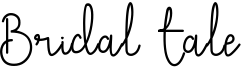 Bridal Tale Font