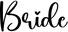 Bride Font