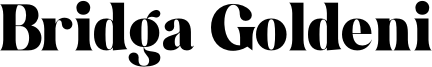 Bridga Goldeni Font