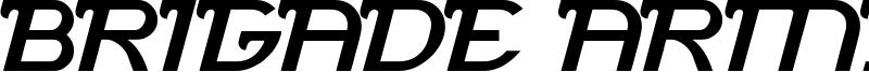Brigade Army Font