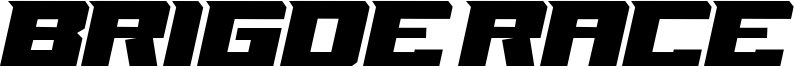 Brigde Race Font