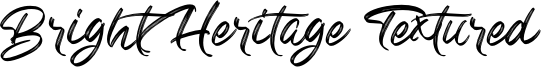 Bright Heritage Textured Font