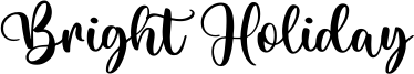 Bright Holiday Font