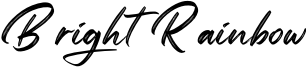 Bright Rainbow Font