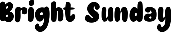 Bright Sunday Font