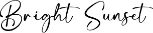Bright Sunset Font