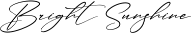 Bright Sunshine Font
