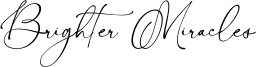 Brighter Miracles Font