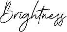Brightness Font