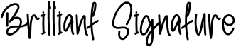 Brilliant Signature Font