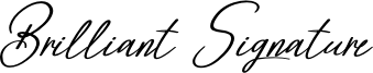 Brilliant Signature Font