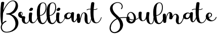 Brilliant Soulmate Font