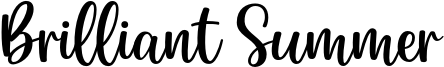 Brilliant Summer Font