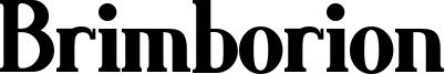 Brimborion Font