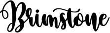 Brimstone Font