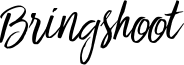 Bringshoot Font