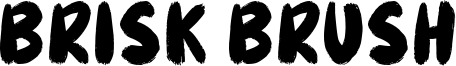 Brisk Brush Font