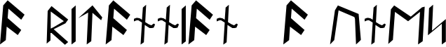 Britannian Runes Font
