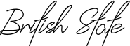 British State Font