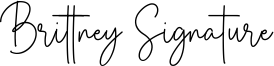 Brittney Signature Font