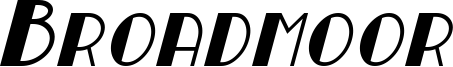 Broadmoor Italic.otf