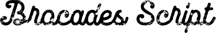 Brocades Script Font