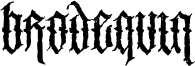 Brodequin Font