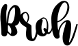 Broh Font