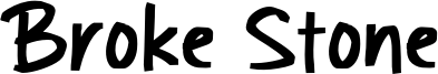 Broke Stone Font
