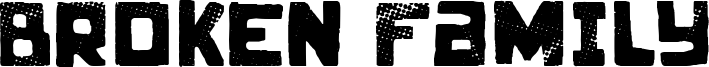 Broken Family Font
