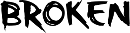Broken Font